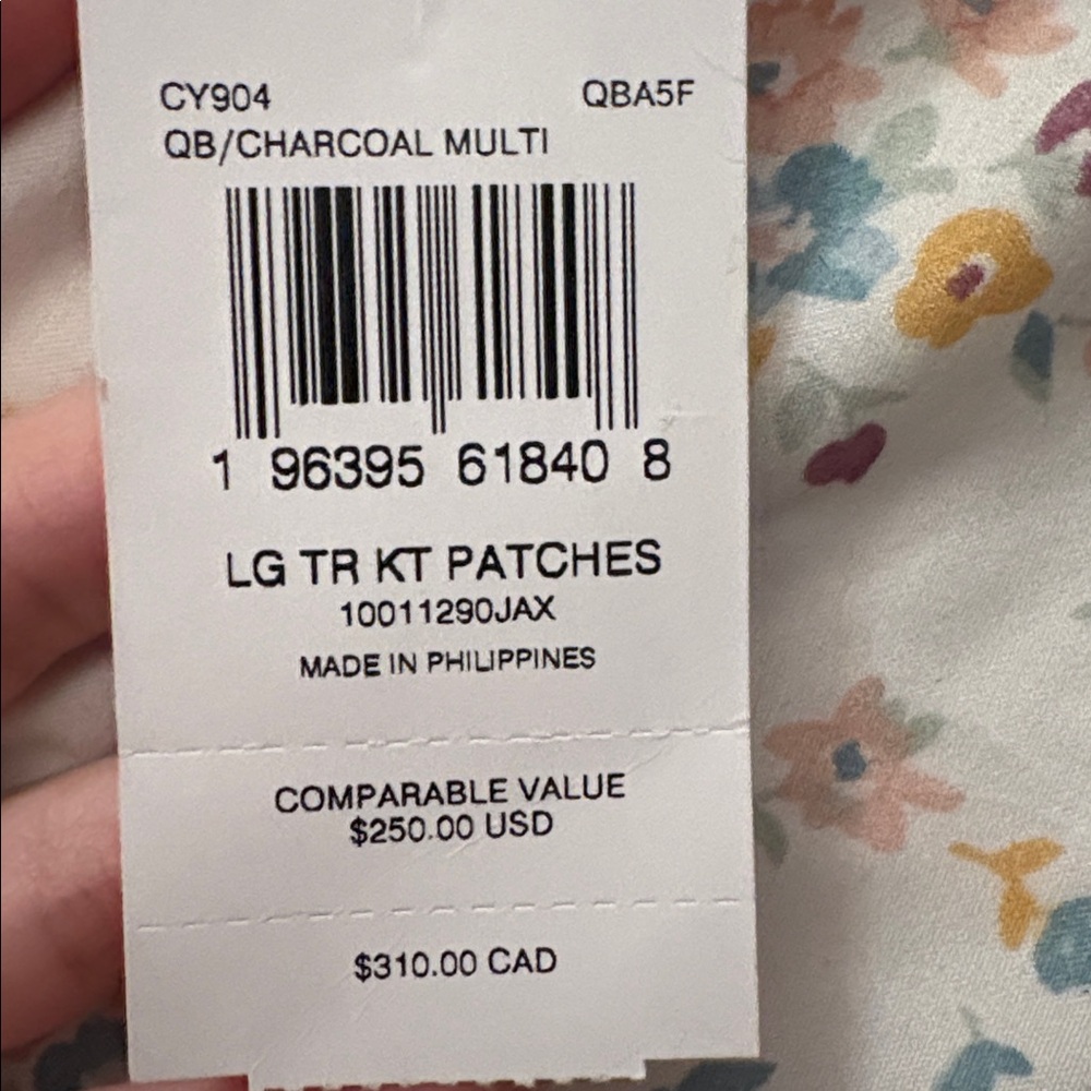 Coach Large Toiletry Kit with Patches – Charcoal Multi - Picture 8 of 8